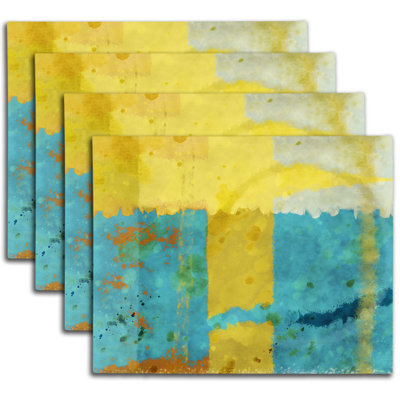 Napperon abstrait en polyester