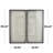 White Paper Geometric Handmade 3D Origami Home Shadow Box with Black Frame, Set of 2 20"W, 39"H