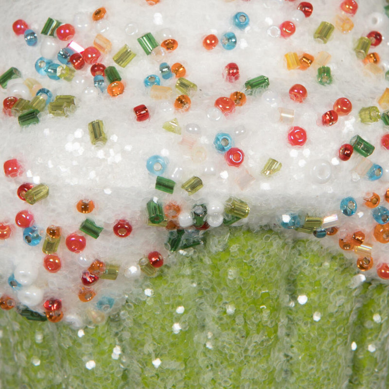 Ornement boule de petit gâteau Frann, Lime