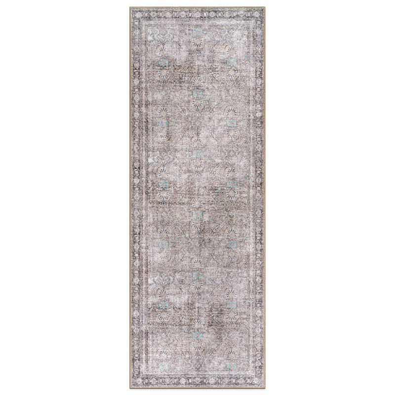 Tapis ivoire / gris Griffey, Runner 2'6" x 12'