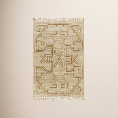 Enchant Hand-Woven Geometric Jute Rug