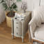 Table de chevet 3 tiroirs avec station de charge Mid-Century-1843032177