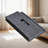 Gray Textured Fabric Box, Half-Size Storage Box For Home Use.-530694556