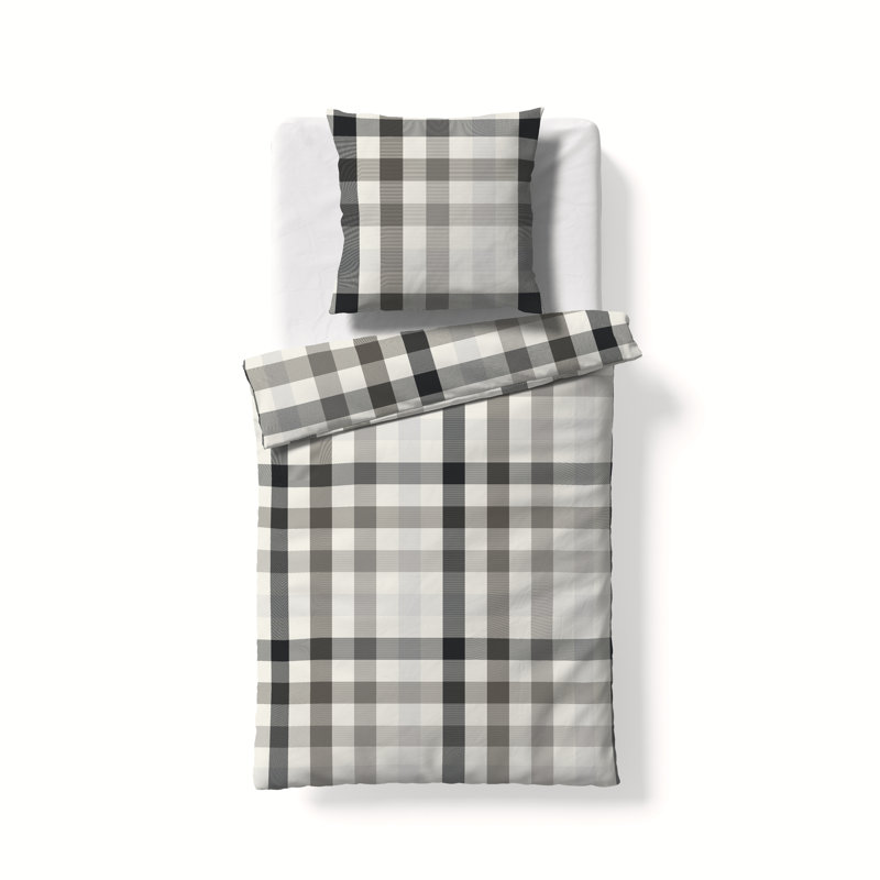 Lech Cotton Flannel Duvet Cover Set Set