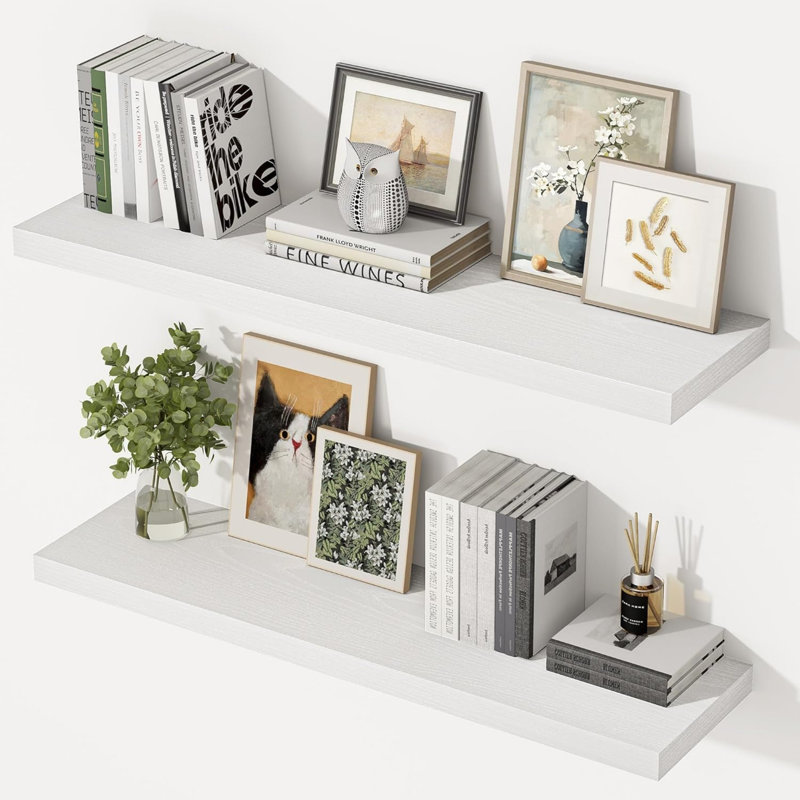 5cm H x 91.44cm W Bookcase, White