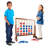 Hey Play 4-In-a-Row Family Game, Natural Finish