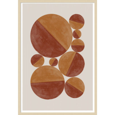 Paley "Burnt Orange Bols" Print