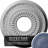 Endurathane Lauren Ceiling Medallion, 20 5/8"OD x 6 1/4"ID x 1 3/8"P (Fits Canopies up to 6 1/4"), Hand-Painted Americana Crackle Finish-28577871