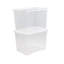 Wham Crystal 80L Plastic Storage Box Pack of 3 Clear-20134979