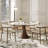 Stone Round Boydton With 4/6 Premium Solid Wood Leather Upholstered Dining Chairs For Kitchen/Dining Room-1663682362-1663007669-1663682358