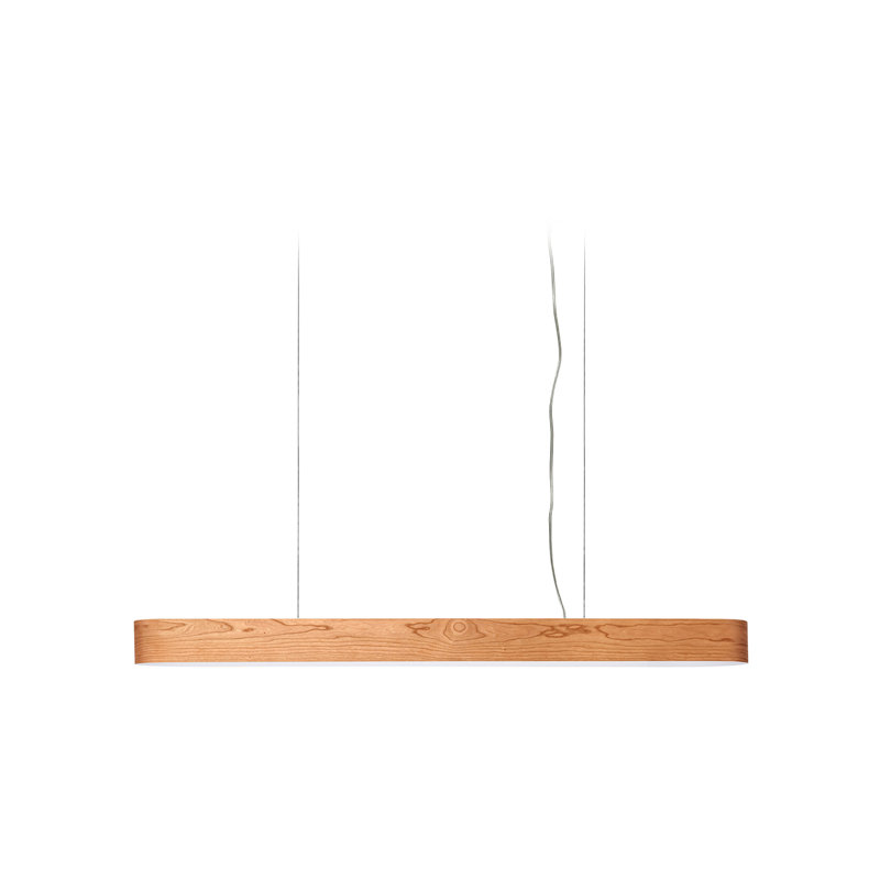 I-Club 1 - Light LED Pendant, Natural Cherry