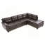Canapé modulaire Gallant (sans repose-pieds), CAPPUCCINO-2097417636