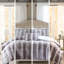Édredon en fausse fourrure - Double / grand, gris, coussin décoratif moelleux gris