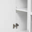 Meuble télé 47,2 po, 3 armoires, portes vitrées, pour meuble de style rétro de 43 po-1904099136