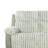 Jeya Manual Recliner Sofa, Wide Wale Light Gray Faux Fur, 83 Inch-130982811