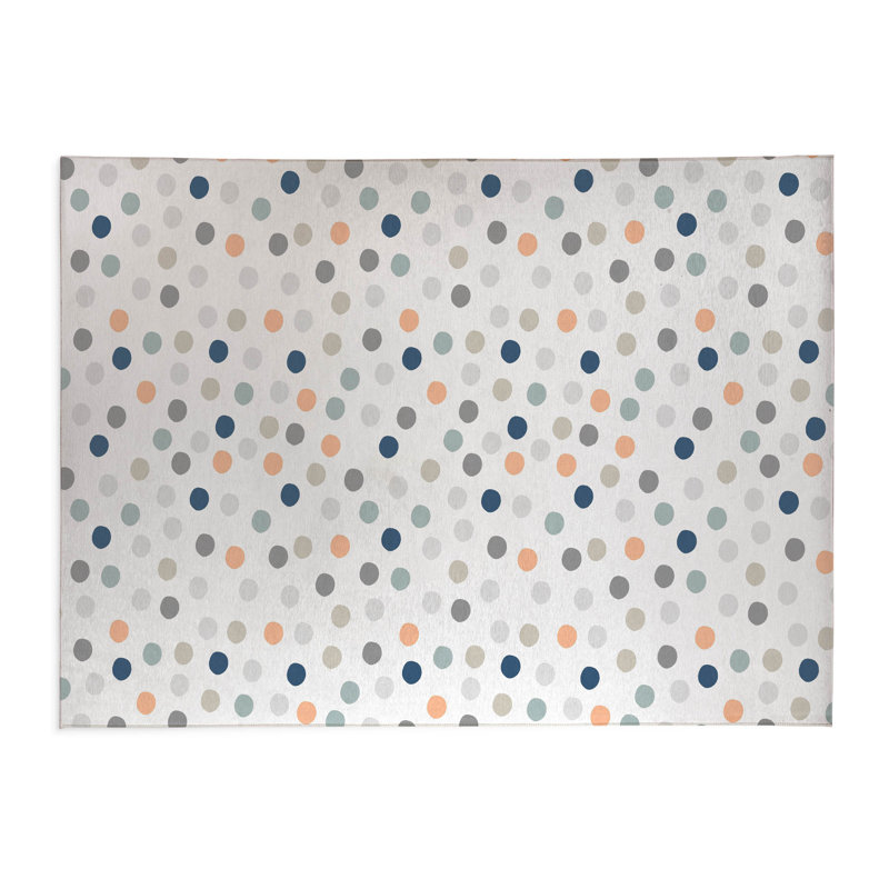 Always Polka Kids Play Mat, Rectangle 2' x 3'