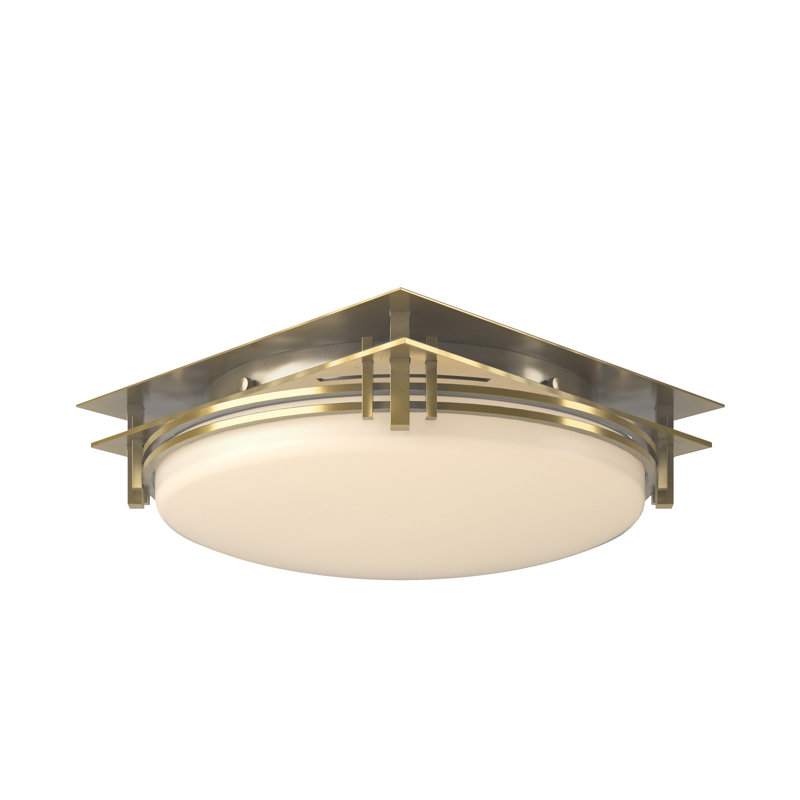 Banded 2 - Light Flush Mount, Modern Brass