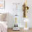 Glass Display Cabinet 4 Shelves With Door, Floor Standing Curio Bookshelf For Living Room Bedroom Office, 64.7"*16.7"*14.3"-1814208318