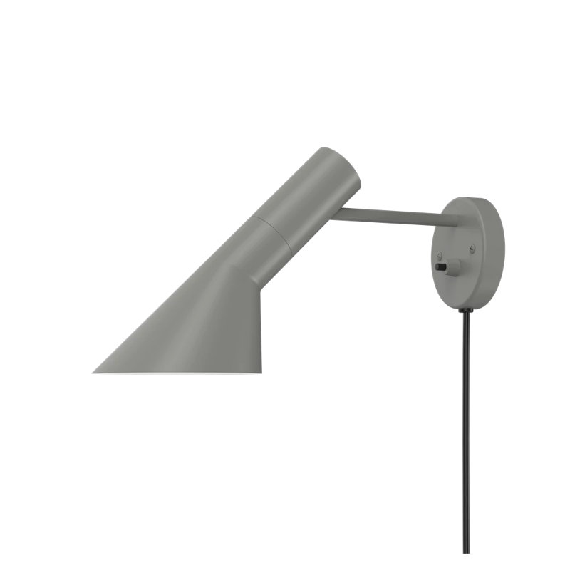 AJ Wall Light, With Switch, Warm Gray