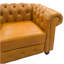 Canapé modulaire en cuir Chesterfield