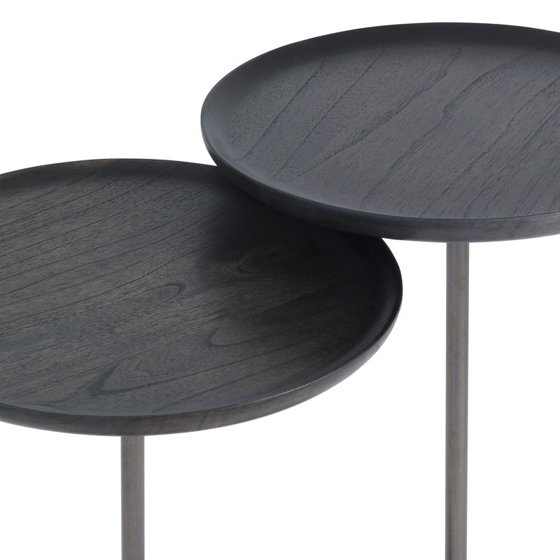 Puglia Solid Wood Nesting End Table