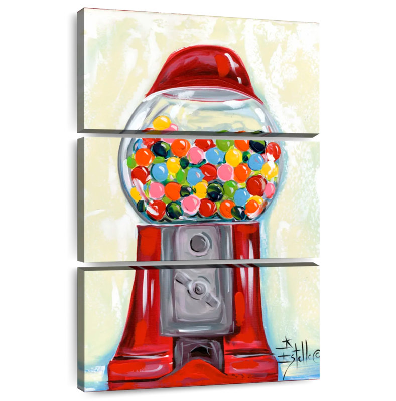 Yarlin Bubblegum Machine, 38" H x 24" W