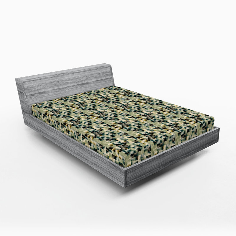 Drap-housse abstrait Ambesonne, Drap-housse de taille double