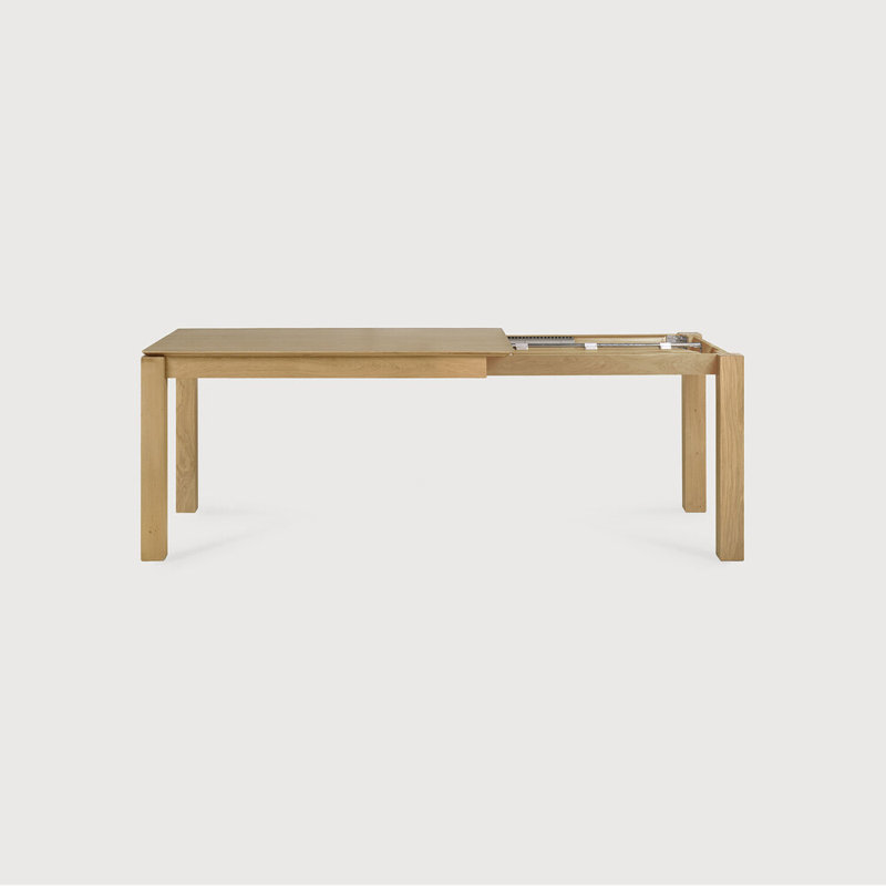 Slice Solid Oak Dining Table, 35.4" W x 86.6" L