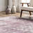 Modern Abstract Performance Pink Rug-780774305