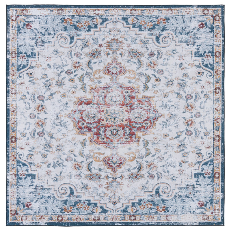 Tucson Performance Machine Washable Oriental Rug, Square 4'