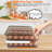 2 Tier Egg Container Holder for Refrigerator