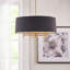 Lustre 5 lumières à abat-jour tambour-1086650872-1086650873