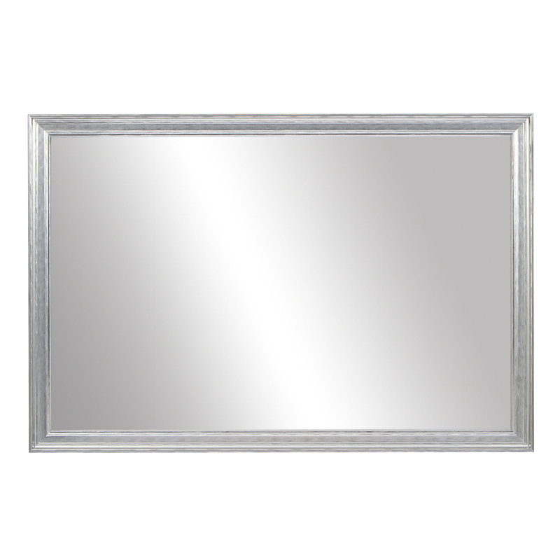 Miroir Crenshaw, Nickel satiné noir, 26 po x 32 po