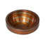Ambiente 17" Round Copper Bathroom Sink – Hammered Bath Sink, Drop-In or Undermount Sinks, Compact Wash Basin, Premium Bathroom Sinks