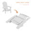 Chaise Adirondack pliante en résine en plastique Adirondack-70114144