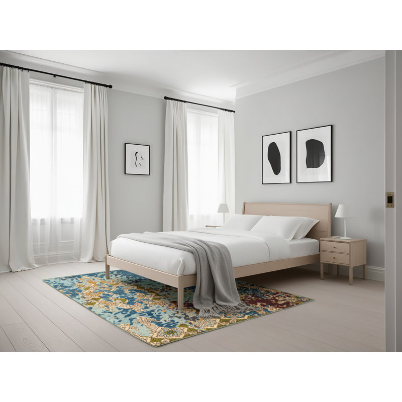 Westhope Abstract Indoor Rug, Rectangle 5' x 7'