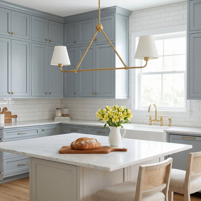 Rome 2-light Dining Pendant Light, White
