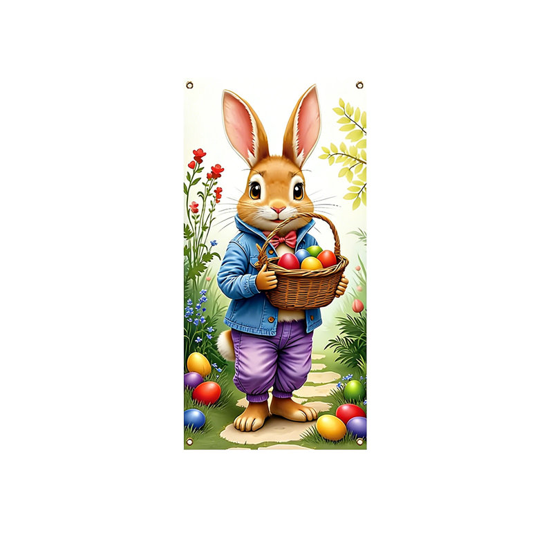Easter Door Curtain Party Decorations, Multicolor