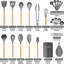 Ensemble d'ustensiles en silicone Wuyi-97873131