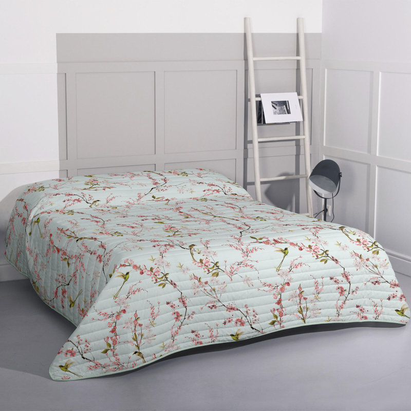Georgia-May Cotton No Pattern Bedspread, W270 x L260cm
