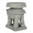 Bungalo Kubu Rattan Nightstand - Modern Eclectic Storage Table with Removable Tray-21815085