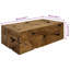 Moriaty Solid Wood Block Coffee Table