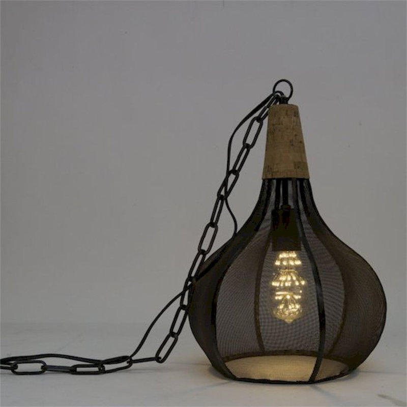 Elizalde 1 - Light Single Pendant, 19.5" H x 10.25" W x 10.25" D
