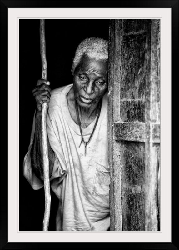 Straub Sadness - reproduction de photo, Cadre noir, H 26 po x l 20 po x P 1 po