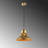 Elegant Adjustable Chandelier, Gold Metal Body, 13.4 in Diameter | Height: 13.4 - 48.4 in | E27 Socket, Max 40W (Bulb Not Included) | Perfect for Dining Room & Living Spaces, Stylish & Functional Design