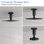 Bras de douche 3 po avec bride-122461355