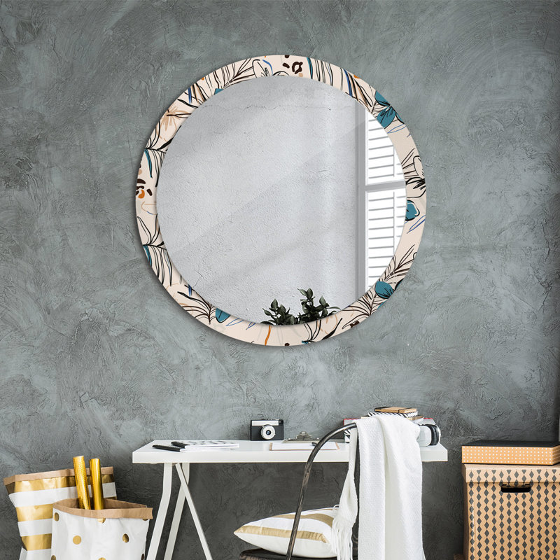 Huldar Glass Flat Wall Mirror