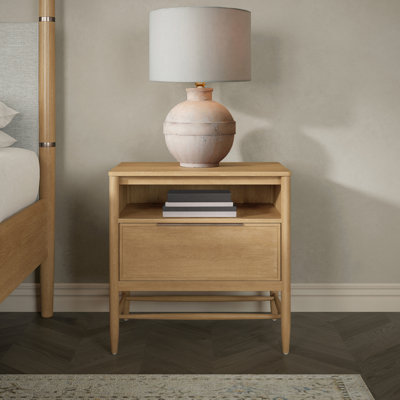 Détails par Becki Owens, table de chevet Cossette, blond