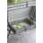 32x15x31" Maggie Galvanized Tray Table Accent Table