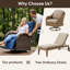Chaise longue inclinable et réglable en osier Serita-101888319-101888312